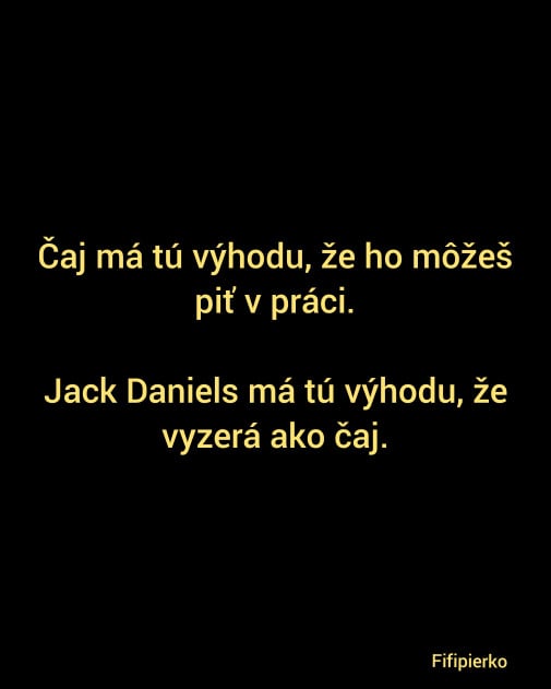 Čaj na pracovisku