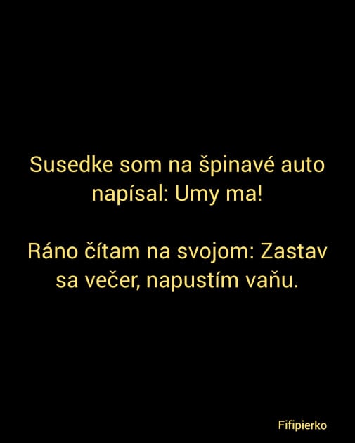 Špinavé auto