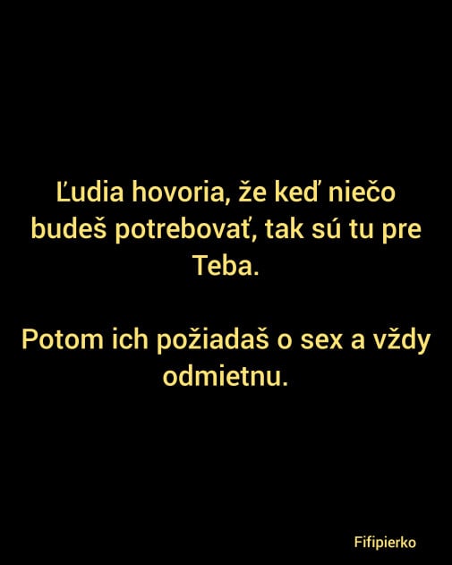 O priateloch a pomoci