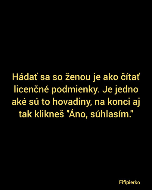 O hádke