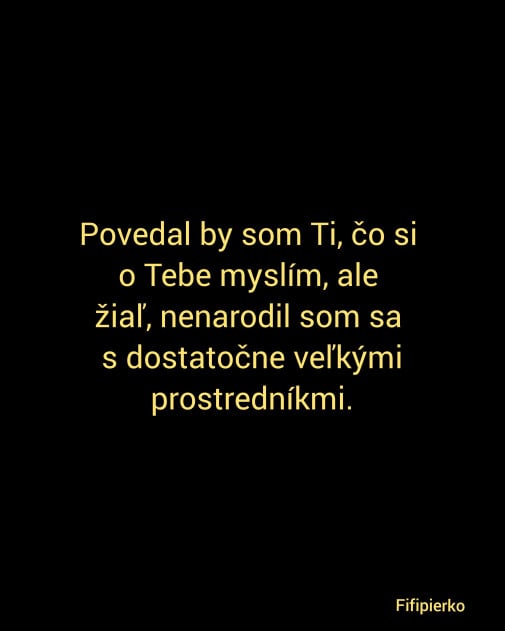 Povedal by som