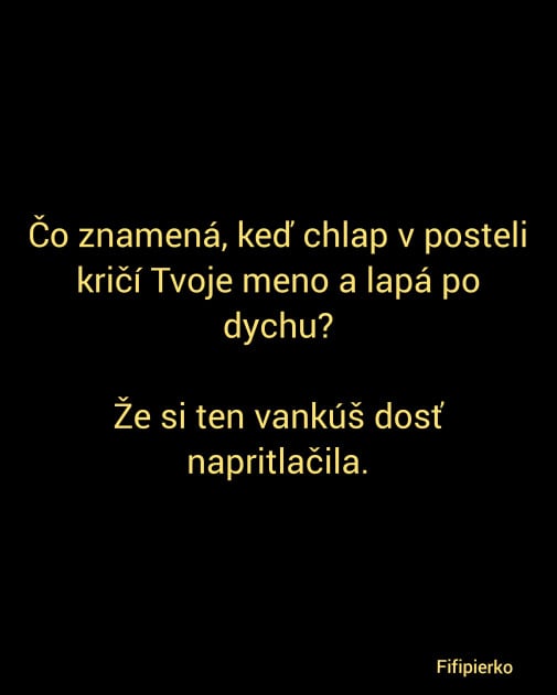 Čo to znamená